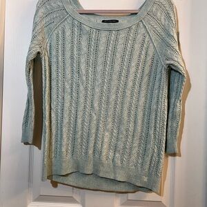 👗American Eagle Outfitters Mint Cable Knit Sweater size small